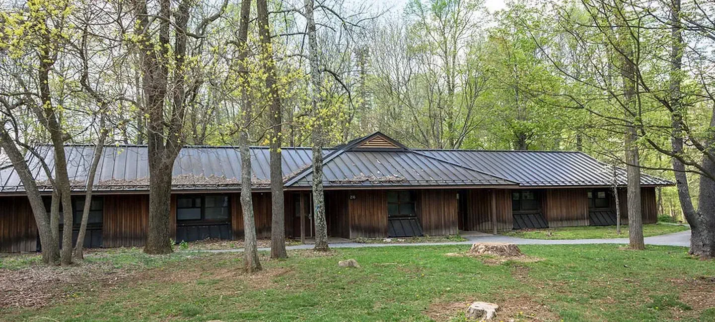 Dorms, Gym, Dining Hall