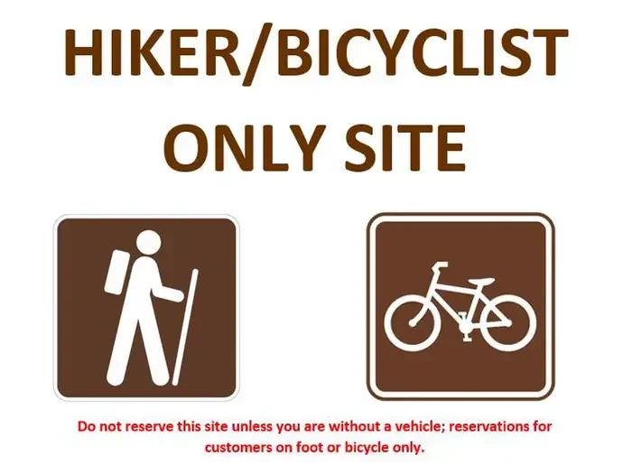 Hiker/Bicyclist A18b SHARED