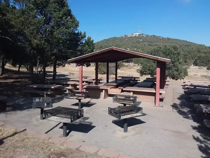 Cedro Peak Camping Sites - Robin and Jay